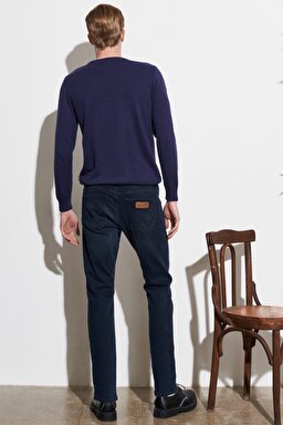 Larston Slim Fit Düşük Bel Denim Esnek Jean Kot Pantolon - Black-W18SLR41J (görsel 7)