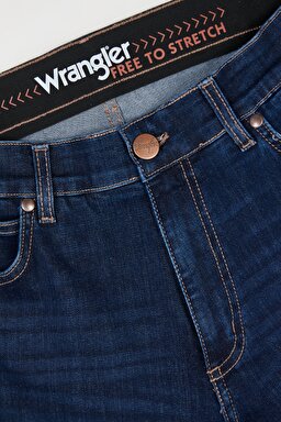 Larston Slim Tapered Dar Kesim Düşük Bel Esnek Jean Kot Pantolon - Dark Tint-W18SXL374 (görsel 6)