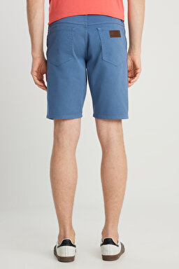 Regular Fit Normal Kesim Normal Bel 5 Cepli Mavi Şort - Blue-W211205400 (görsel 4)