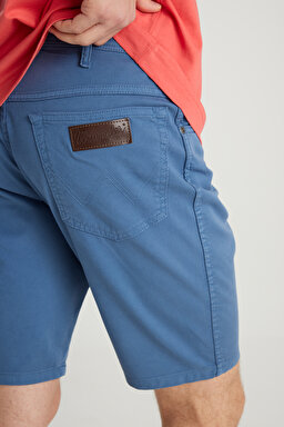 Regular Fit Normal Kesim Normal Bel 5 Cepli Mavi Şort - Blue-W211205400 (görsel 5)