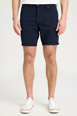 Regular Fit Normal Kesim Şort - Navy-W211205410 (görsel 4)