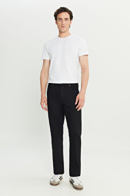Arizona Straight Fit Normal Bel 5 Cep Esnek Pantolon - Black-W211842001 (görsel 2)