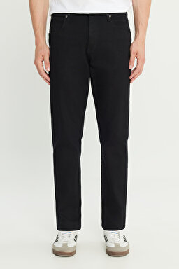 Arizona Straight Fit Normal Bel 5 Cep Esnek Pantolon - Black-W211842001 (görsel 3)