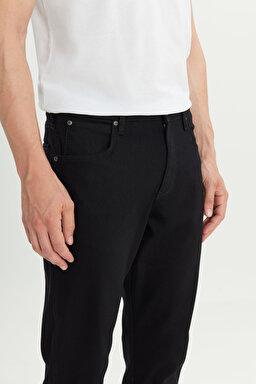 Arizona Straight Fit Normal Bel 5 Cep Esnek Pantolon - Black-W211842001 (görsel 5)