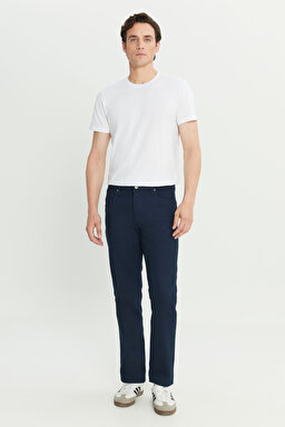 Arizona Straight Fit Normal Bel 5 Cep Esnek Pantolon - Navy-W211842410
