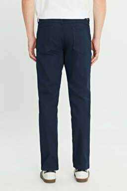 Arizona Straight Fit Normal Bel 5 Cep Esnek Pantolon - Navy-W211842410 (görsel 4)