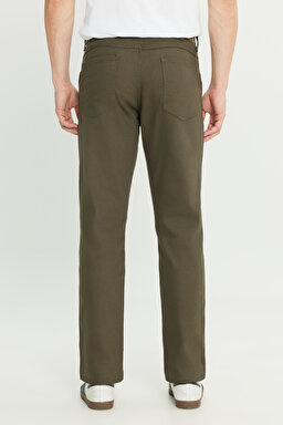 Arizona Straight Fit Normal Bel Esnek Pantolon - Khaki-W211842801 (görsel 4)
