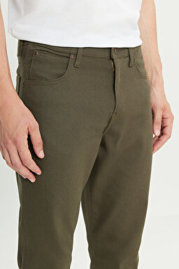 Arizona Straight Fit Normal Bel Esnek Pantolon - Khaki-W211842801 (görsel 5)