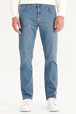 Straight Fit Düz Kesim Normal Bel Arizona Yeşil Pamuklu Esnek Pantolon - Green-W211845300 (görsel 2)
