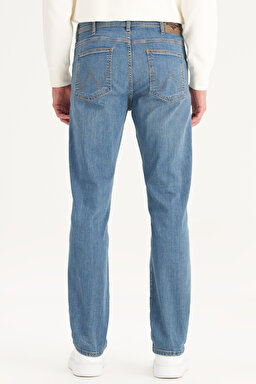 Straight Fit Düz Kesim Normal Bel Arizona Yeşil Pamuklu Esnek Pantolon - Green-W211845300 (görsel 5)