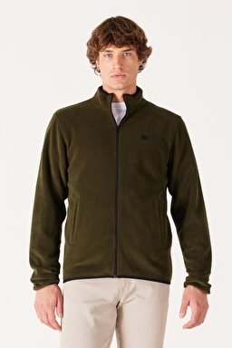 Regular Fit Normal Kesim Polar - Khaki-W212239801