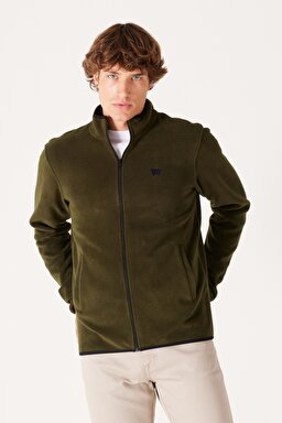 Regular Fit Normal Kesim Polar - Khaki-W212239801 (görsel 2)