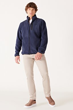 Regular Fit Normal Kesim Polar - Navy-W212981410 (görsel 5)