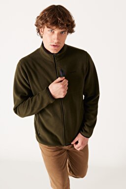 Regular Fit Normal Kesim Polar - Khaki-W212981801 (görsel 4)