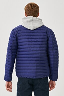 Regular Fit Normal Kesim Mont - Navy-W212986410 (görsel 5)