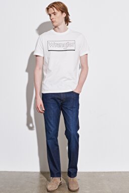 Regular Fit Normal Kesim %100 Pamuk Bisiklet Yaka Kırık Beyaz Tişört - Off White-W222004102