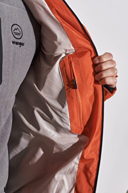 All Terrain Gear Regular Fit Kapüşonlu Turuncu Şişme Mont - Orange-W222547700 (görsel 5)