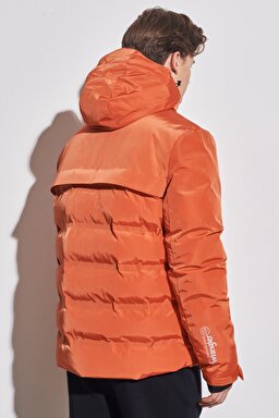 All Terrain Gear Regular Fit Kapüşonlu Turuncu Şişme Mont - Orange-W222547700 (görsel 8)