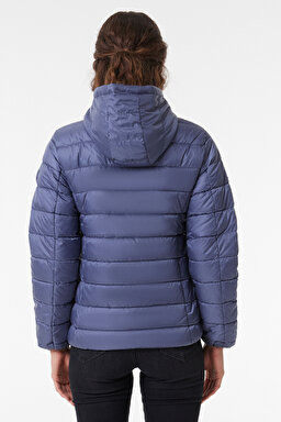 Regular Fit Normal Kesim Mavi Şişme Mont - Bluestone-W222561407 (görsel 6)