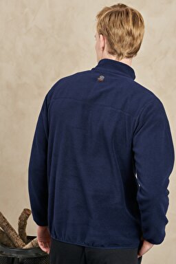 All Terrain Gear Regular Fit Yarım Fermuarlı Lacivert Polar - Navy-W222573410 (görsel 6)
