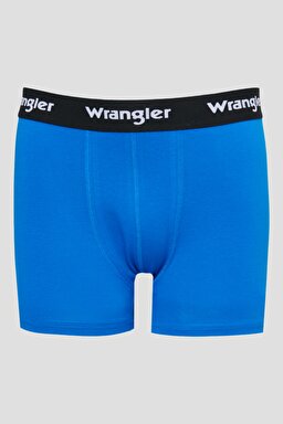 Jackhammer Regular Fit Mavi Bordo Gri Melanj Logolu 3'lü Boxer Paketi - Multi-W222588900 (görsel 2)