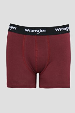 Jackhammer Regular Fit Mavi Bordo Gri Melanj Logolu 3'lü Boxer Paketi - Multi-W222588900 (görsel 3)