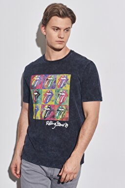 Regular Fit Normal Kesim %100 Pamuk Bisiklet Yaka Siyah Tişört - Black-W231169001