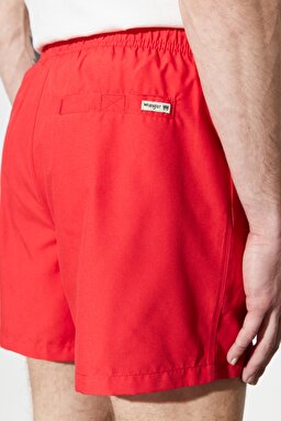 Regular Fit Normal Kesim Normal Bel Kırmızı Deniz Şortu - Red-W231577600 (görsel 5)
