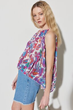 Festival Regular Fit Normal Kesim %100 Pamuk Yüksek Bel Jean Kot Şort - Mid Blue-W231630XT (görsel 4)