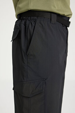 All Terrain Gear Regular Fit Normal Kesim Siyah Şort - Black-W231705001 (görsel 4)