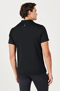All Terrain Gear Regular Fit Normal Kesim Polo Yaka Siyah Tişört - Black-W231707001 (görsel 5)