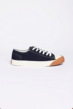 %100 Deri Lacivert Sneaker - Dark Blue-W231S15408