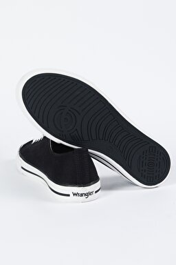 %100 Keten Siyah Sneaker Ayakkabı - Black-W231S16001 (görsel 4)