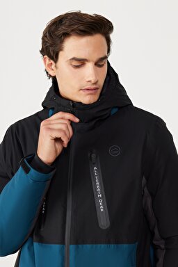 All Terrain Gear Regular Fit Normal Kesim Kapüşonlu Siyah Mont - Black-W232216001 (görsel 3)
