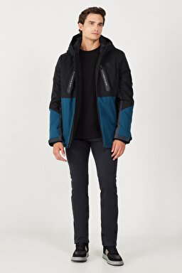 All Terrain Gear Regular Fit Normal Kesim Kapüşonlu Siyah Mont - Black-W232216001 (görsel 7)
