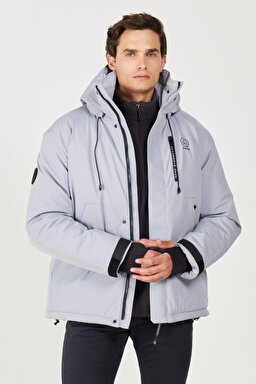 All Terrain Gear Regular Fit Normal Kesim Kapüşonlu Gri Parka - Gray-W232278035