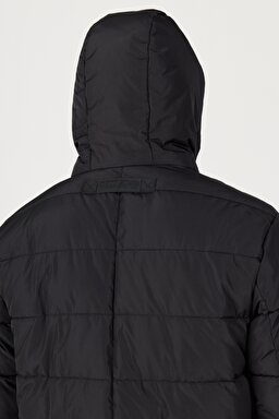 All Terrain Gear Regular Fit Normal Kesim Kapüşonlu Siyah Şişme Mont - Black-W232282001 (görsel 7)