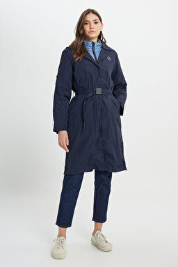 All Terrain Gear Regular Fit Kapüşonlu Çift Kullanımlı Lacivert Yağmurluk Ceket - Navy-W232319114 (görsel 6)