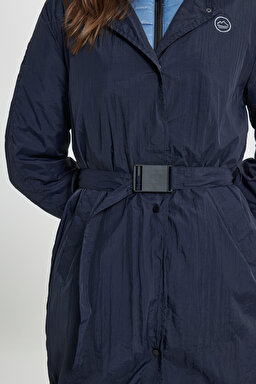 All Terrain Gear Regular Fit Kapüşonlu Çift Kullanımlı Lacivert Yağmurluk Ceket - Navy-W232319114 (görsel 8)