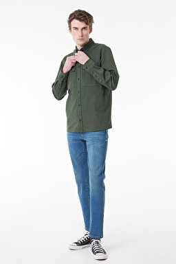 All Terrain Gear Regular Fit Normal Kesim Yeşil Uzun Kollu Gömlek - Green-W232451300 (görsel 2)