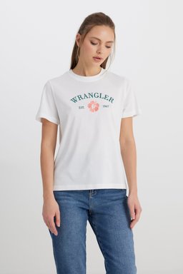 Regular Fit Normal Kesim Bisiklet Yaka %100 Pamuk Beyaz Tişört - White-W241332100 (görsel 4)