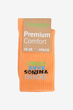 Turuncu Kadın Çorap - Orange-W241383700