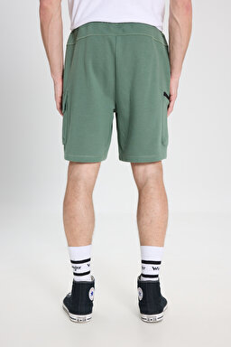 Regular Fit Normal Kesim Normal Bel Yeşil Sweat Şort - Green-W241469300 (görsel 6)