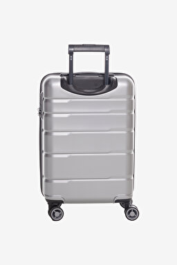 Küçük Boy Gri Valiz - Silver-W2421807044S (görsel 5)