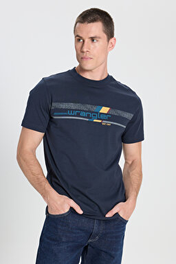 Regular Fit Normal Kesim Bisiklet Yaka %100 Pamuk Antrasit Tişört - Anthracite-W242293003 (görsel 4)