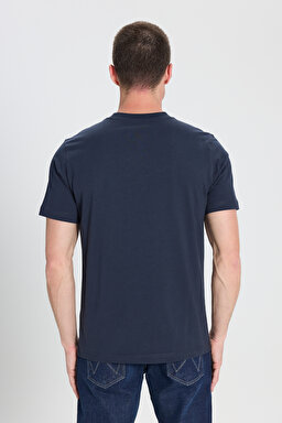 Regular Fit Normal Kesim Bisiklet Yaka %100 Pamuk Antrasit Tişört - Anthracite-W242293003 (görsel 6)