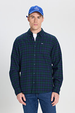 Regular Fit Normal Kesim %100 Pamuk Çok Renkli Gömlek - Multi-W242426900 (görsel 2)