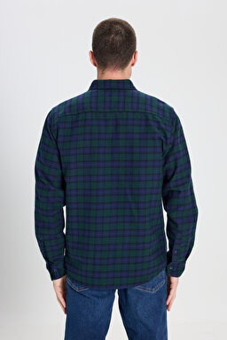 Regular Fit Normal Kesim %100 Pamuk Çok Renkli Gömlek - Multi-W242426900 (görsel 5)