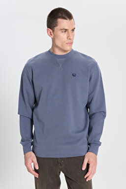 Regular Fit Normal Kesim Bisiklet Yaka Gri Sweatshirt - Grisaille-W242726823 (görsel 4)