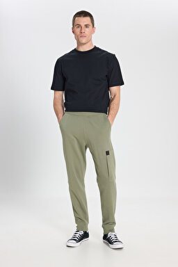 Regular Fit Normal Kesim Haki Sweatpant Eşofman Altı - Ivy Green-W242735XIX